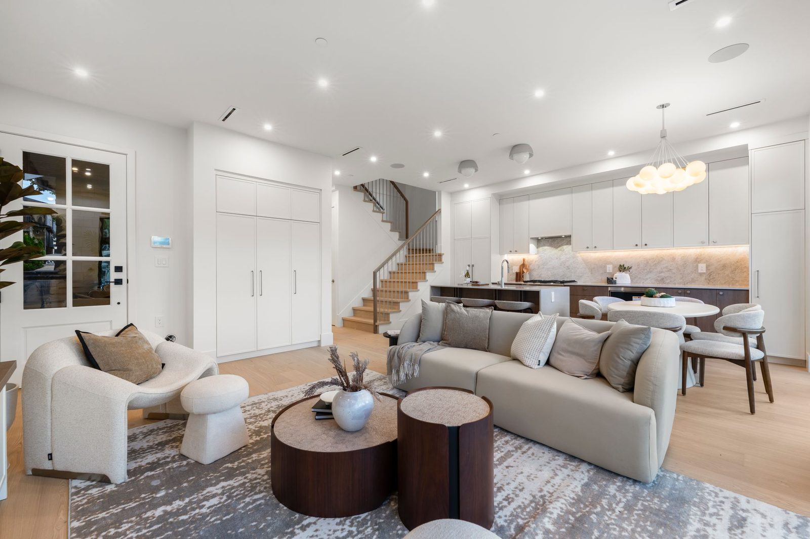 The Eton — open living and kitchen